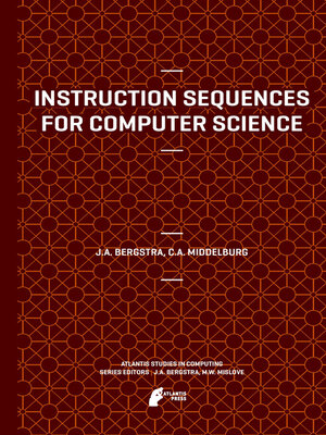cover image of Instruction Sequences for Computer Science
